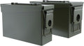 HARDROCK 30+50 AMMO Can Waterproof Metal –Army Green Ammo Box Steel –For Shotgun Rifle Nerf Ammunition suit 2pcs.Gift boxes for Dad Husband