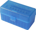 MTM Case-Gard RM-50-10 Flip-Top Rifle Ammo Box. 50 Round. Green | Fits 220 Swift 243 308 Win 6.5 Creedmoor 6.8x51. Includes Load Labels. Durable. Compact. Snap Lock Latch. Stackable. USA Made
