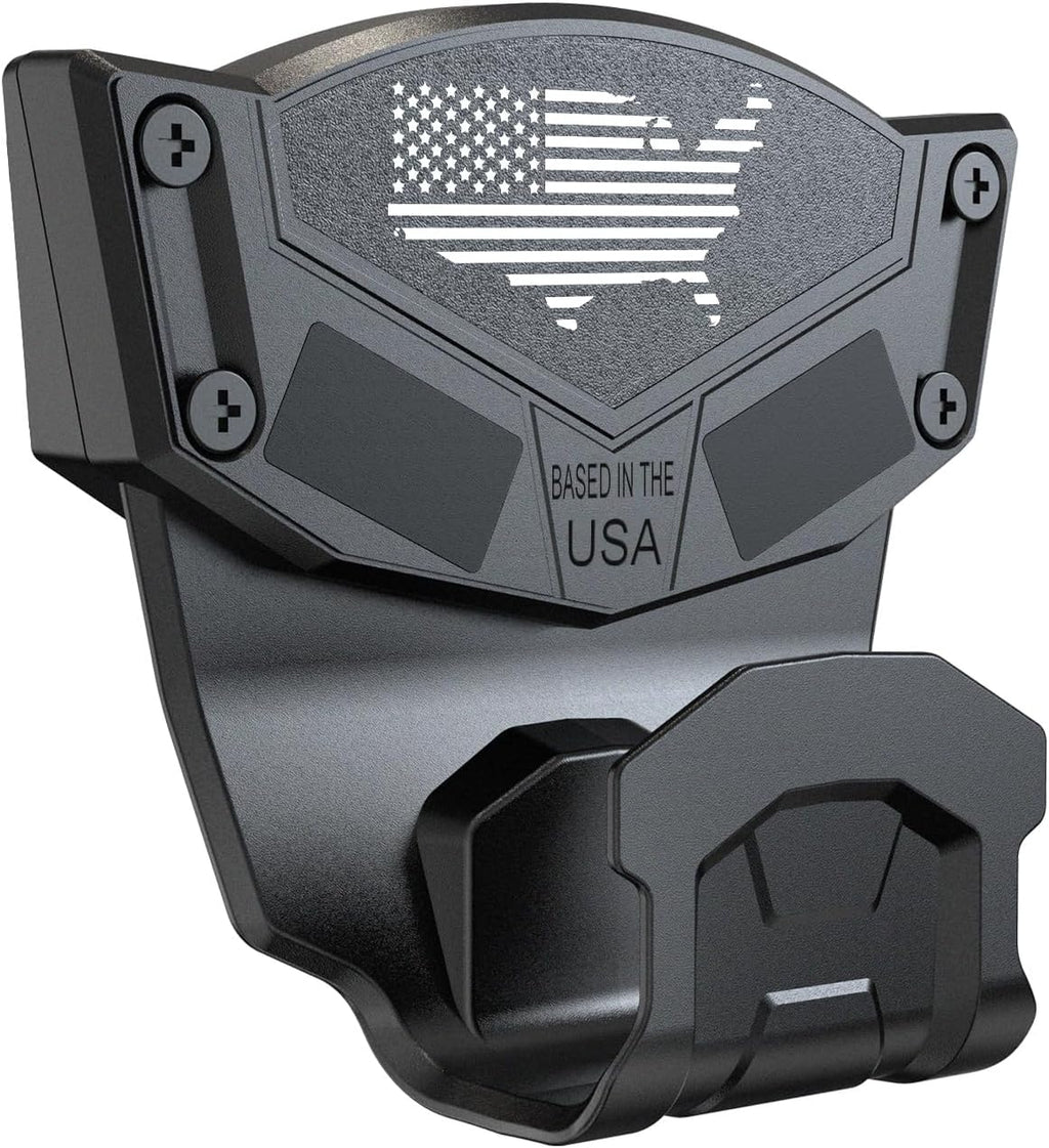 Gun Magnet Mount for Truck Car Vehicle.Magnetic Gun Mount for Pistol Shotgun Revolver with Trigger Guard Protect.Gun Magnet Rated Max 15 LBS Install in Desks Safe Wall Easy to Access&release