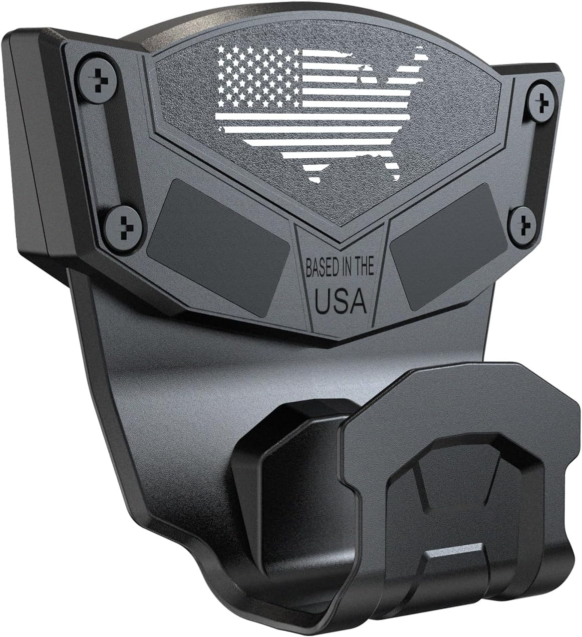 2Pack Gun Magnet Mount for Truck Car Vehicle .Gun Accessory for Pistol Shotgun Revolver with Trigger Guard Protect.Gun Magnet Rated Max up to 15 LBS Install in Desks Safe Wall Easy to Access&release