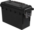 Sheffield 12629 Ammo Box Made in USA. Stackable Lockable Ammo Storage Box | Lockable Storage Box. Water and Dust Resistant Dry Box. Secures Hunting Gear. Gun Accessories. Supplies. and Bullets