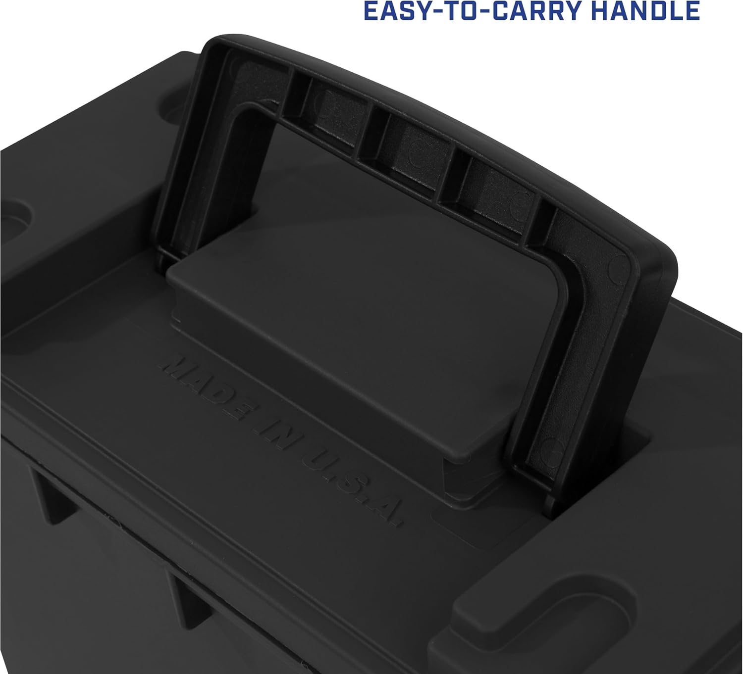 Sheffield Ammo Box Made in USA. Stackable Lockable Ammo Storage Box. Black | 2 Pack Lockable Storage Box. Water and Dust Resistant Dry Box. Secures Hunting Gear. Gun Accessories. Supplies. and Bullets