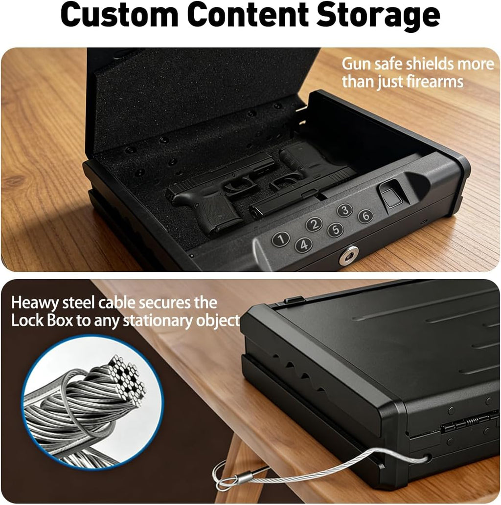VORanexs Gun Safe with three access ways