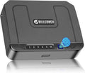 BILLCONCH Gun Safe for Handgun with Fingerprint. Keypad & Security Cable | Steel Biometric Pistol Safe. 3 Quick-Access Methods. Built-in LED Light. Ideal Handgun Safe for Nightstand. Bedside & Drawer